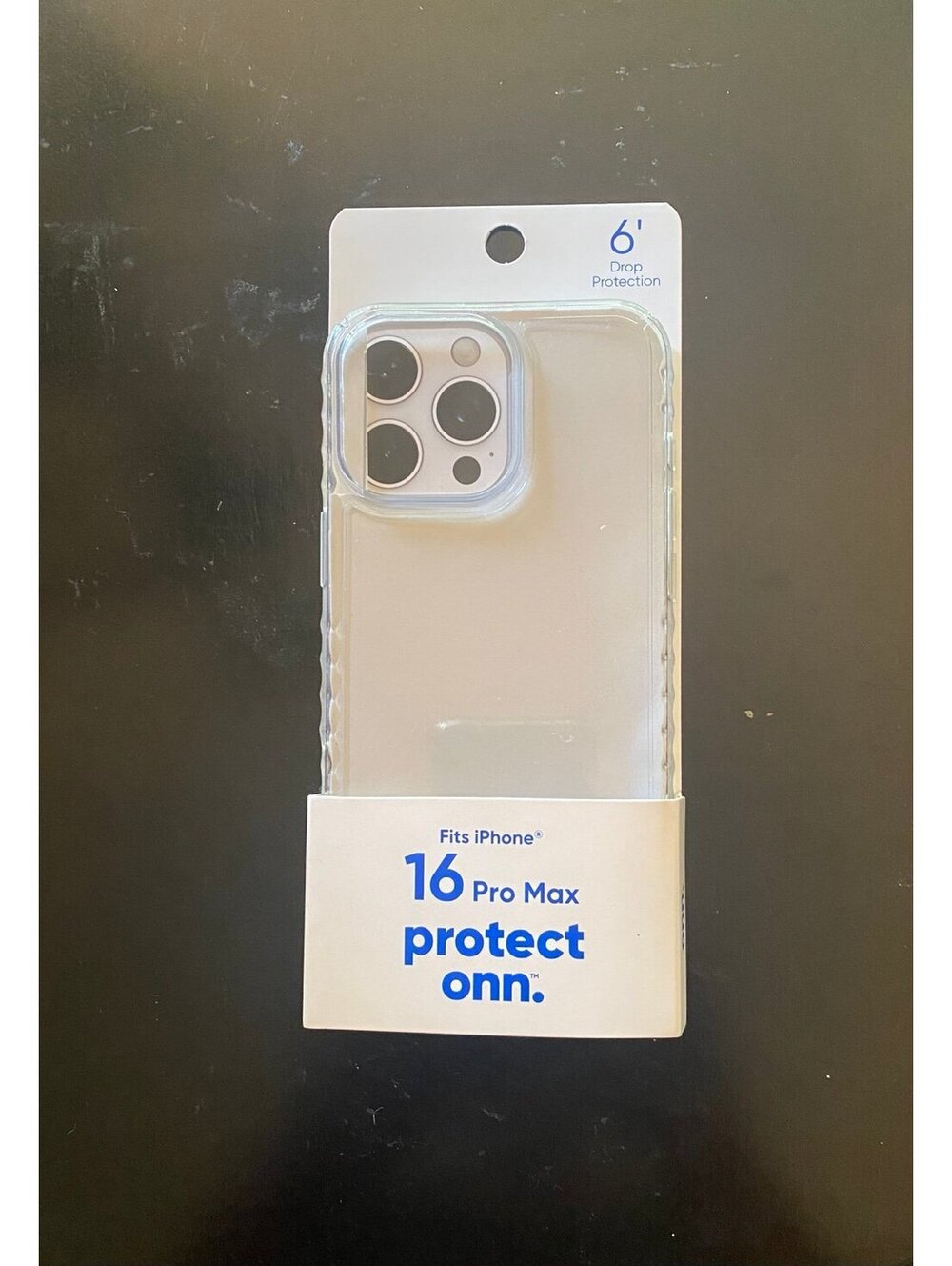 Onn Case for iPhone 16 Pro Max Clear